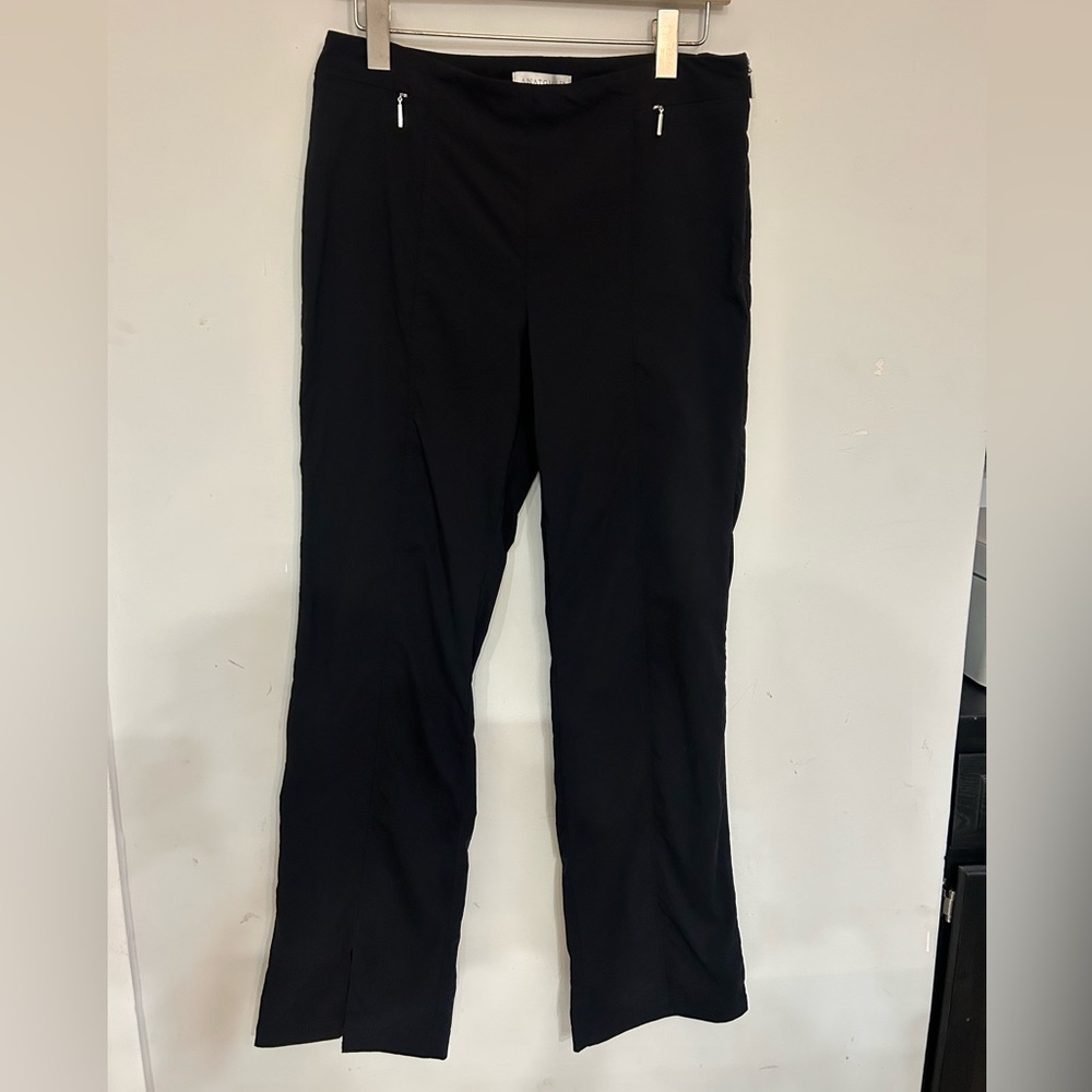 Anatomie Black travel Pants, zipper pockets, stretch Size S